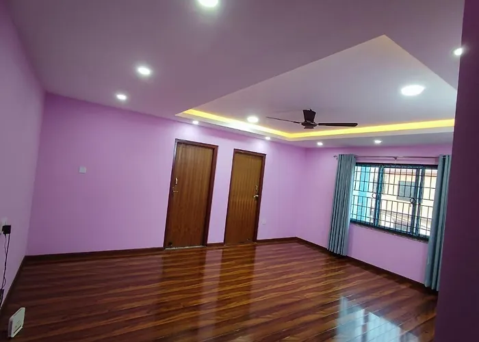 Authentic Nepali In 994 Sqft Flat In Peaceful Envirnment Near Swayambbhu Habitación en casa particular Katmandú